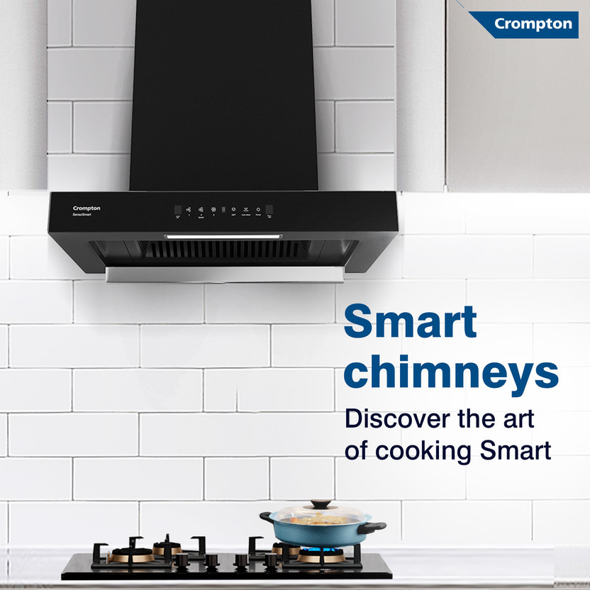 Crompton CHD-SSB60BFE-MBL 1620 CMH 60 cm Auto Clean Chimney (Wall - Image 4