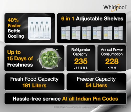 Whirlpool 235 L 2 Star