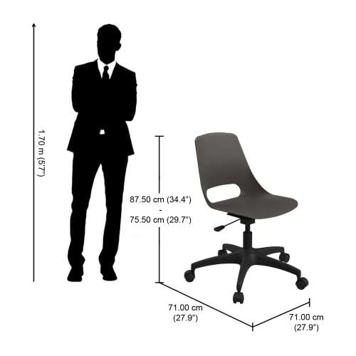 Interio by Godrej Shine 360 Chair in Grey - Image 2