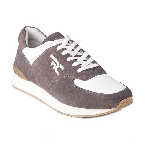 Red Chief Casual Outdoor Low Ankle Shoes for Men_RC3972_White/Gray