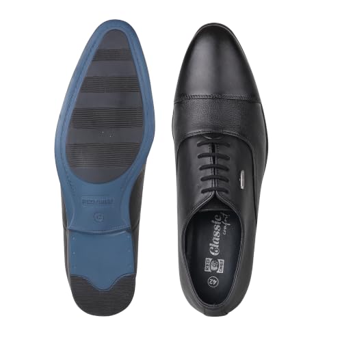 Red Chief Formal Oxford Low Ankle Shoes for Men_RC3955_Black - Image 4