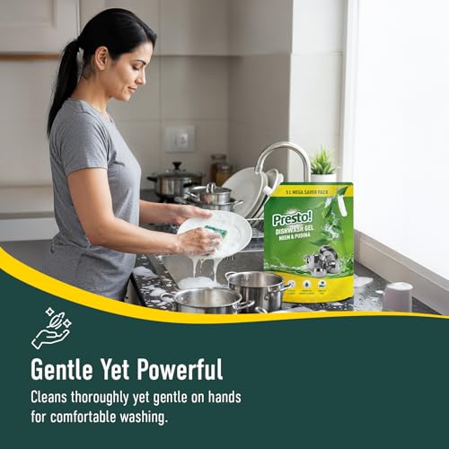 Amazon Brand - Presto! Dishwash
