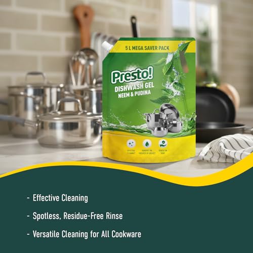 Amazon Brand - Presto! Dishwash