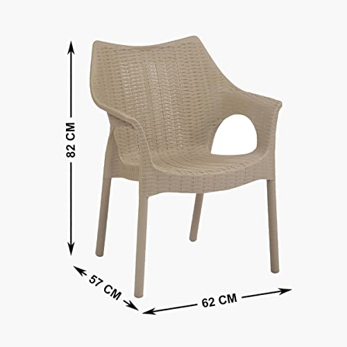 Home Centre Abigail Beige Polypropylene