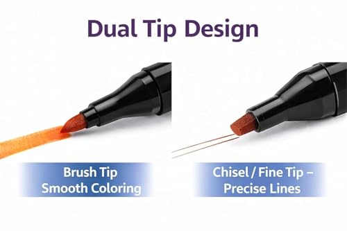Markers Sketch Pen Set Dual