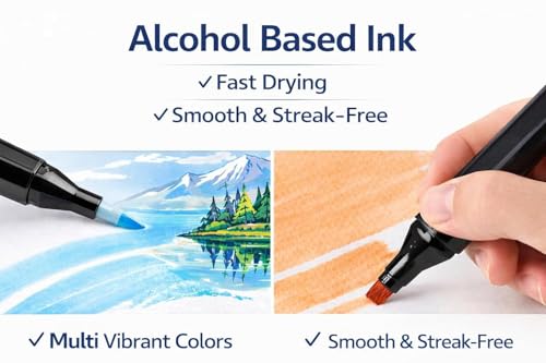 Markers Sketch Pen Set Dual