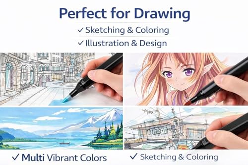 Markers Sketch Pen Set Dual