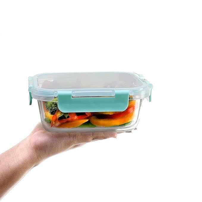 SIMPARTE 370ml Rectangular Borosilicate Glass
