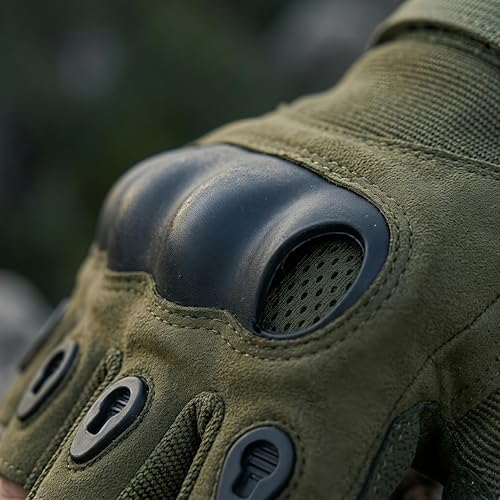 Tactical Half-Finger Gloves, Army Green