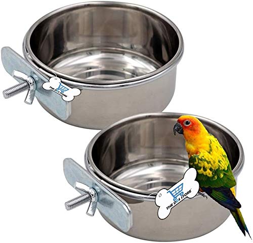 Water Food Bowl Bird Cage