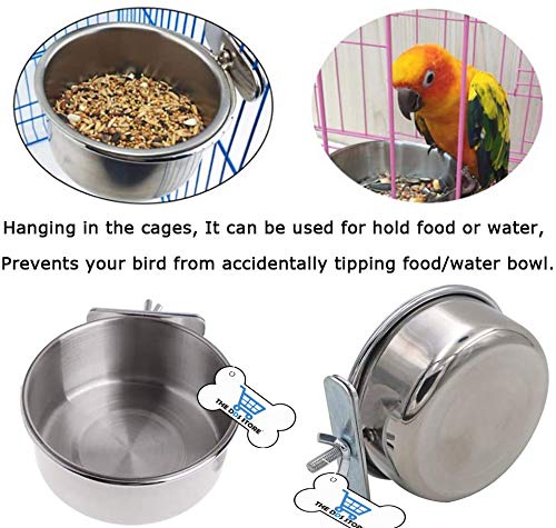 Water Food Bowl Bird Cage