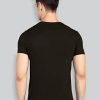 Lux Nitro Men's Regular Fit Round Neck T-Shirt_Black - Image 3