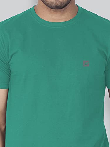 Lux Nitro Men's Regular Fit Round Neck T-Shirt_Proud Peacock - Image 6