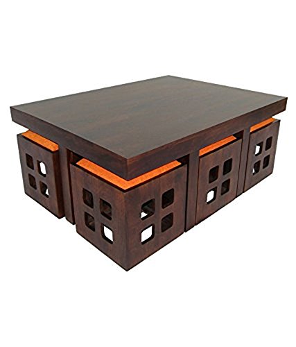 The Attic Glasgow Coffee Table Set, Multicolour, Standard, (KL-1910) - Image 4