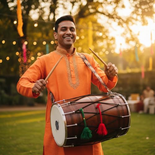 Dhol Drum Musical Instruments Handmade