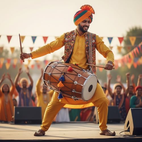 Dhol Drum Musical Instruments Handmade