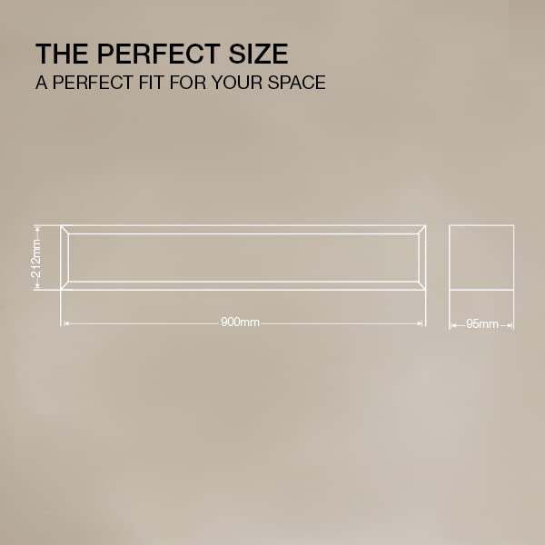 Kohler Urbanity Horizontal Mirror Cabinet Shelf 900MM X 212MM - Image 2