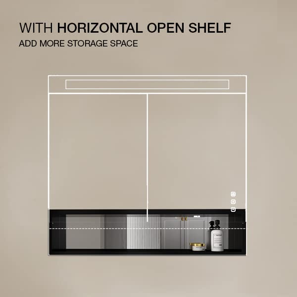 Kohler Urbanity Horizontal Mirror Cabinet Shelf 900MM X 212MM - Image 3