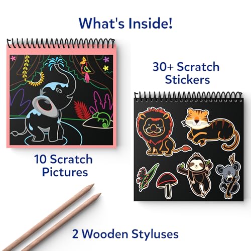 Skillmatics Magical Scratch Art Book