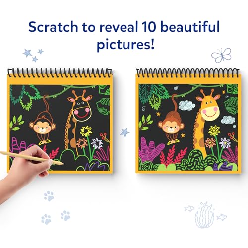 Skillmatics Magical Scratch Art Book