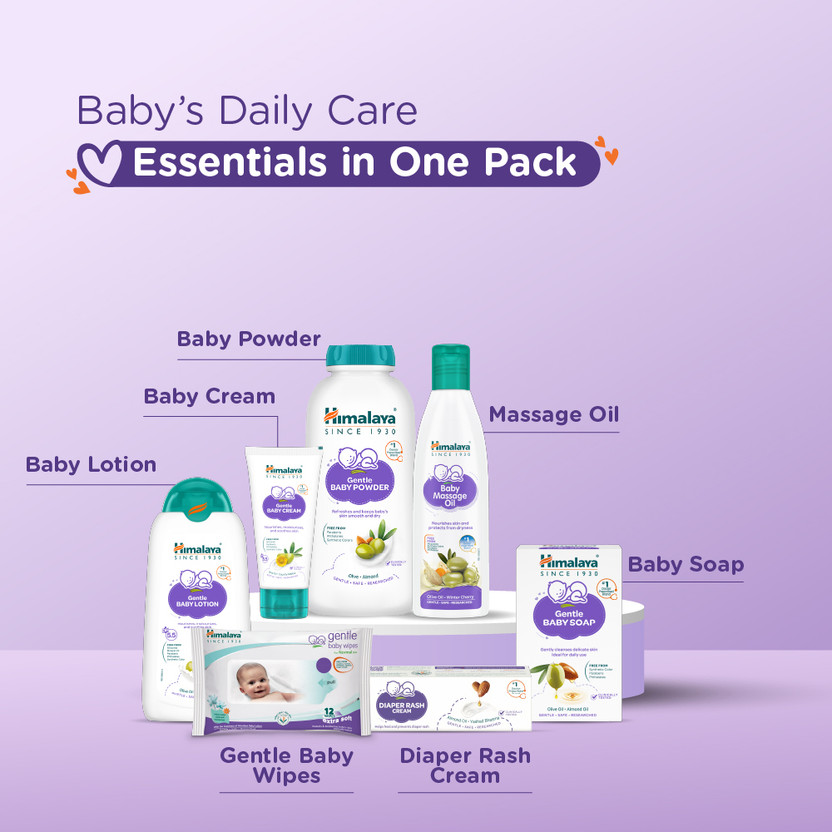 HIMALAYA HAPPY BABY GIFT BASKET (7 IN 1) (White) - Image 4