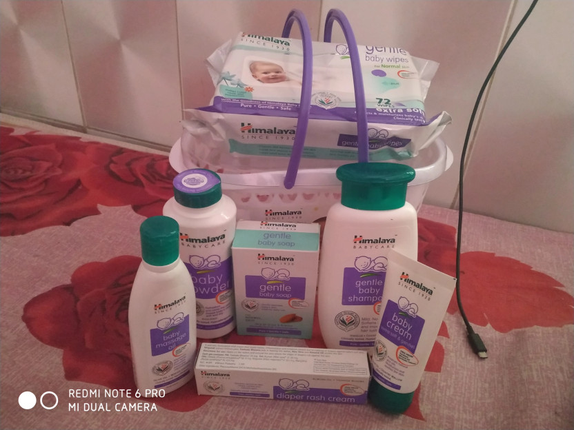 HIMALAYA HAPPY BABY GIFT BASKET (7 IN 1) (White) - Image 8