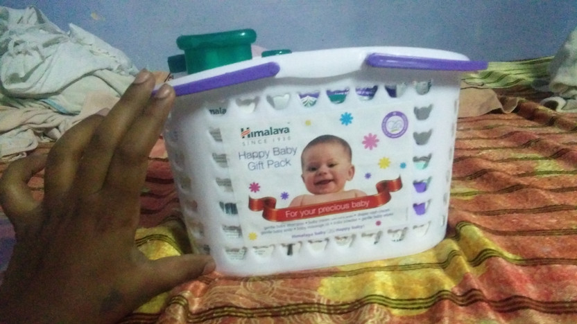 HIMALAYA HAPPY BABY GIFT BASKET (7 IN 1) (White) - Image 10