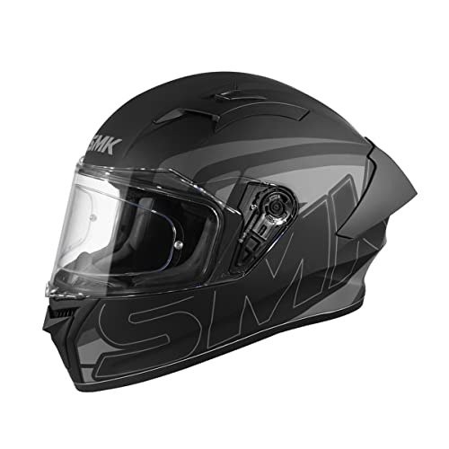 SMK Stellar Sports Stage Full FACE Helmet with PINLOCK Fited (MA262)-XS