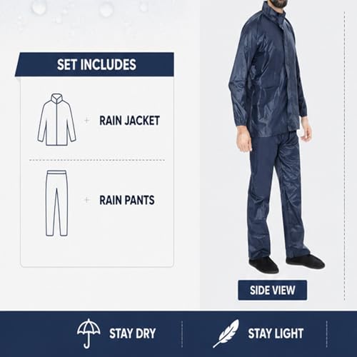 BENAVJI Men’s Waterproof Rain Wear
