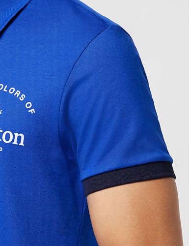 United Colors of Benetton Men Cotton Solid Regular Fit Polo Shirt - Image 6