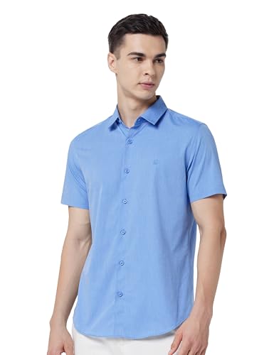 United Colors of Benetton Men's Cotton Slim Fit Shirt