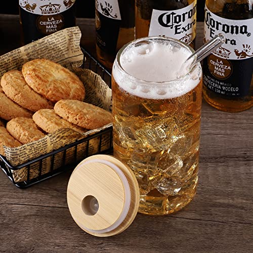 Glass Cups with Lids