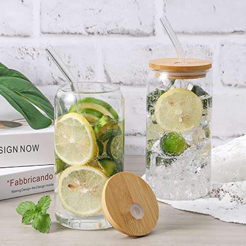 Glass Cups with Lids