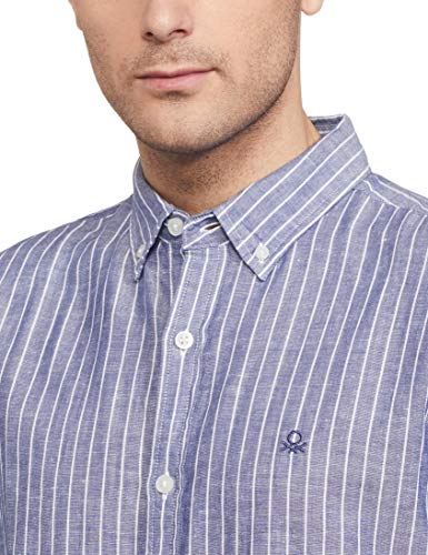 United Colors of Benetton Men's Cotton Slim Fit Shirt - Image 3