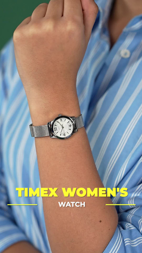 TIMEX Main Street Round 25mm Silver Dial Analog Watch - For Wome - Image 2