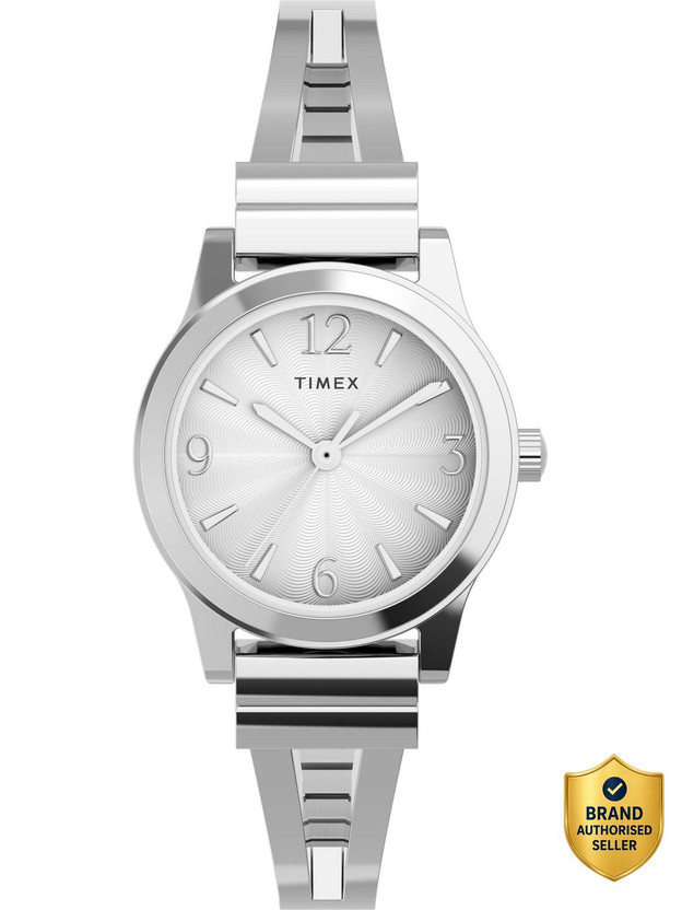 TIMEX Main Street Round 25mm Silver Dial Analog Watch - For Wome - Image 8