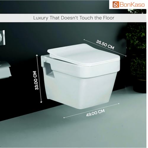BonKaso Premium Wall Hung Ceramic