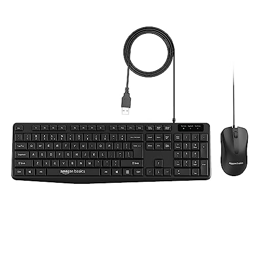 Amazon Basics Wired Keyboard