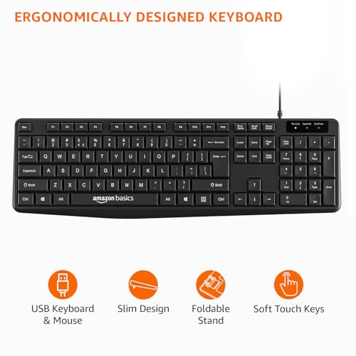 Amazon Basics Wired Keyboard