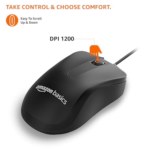 Amazon Basics Wired Keyboard