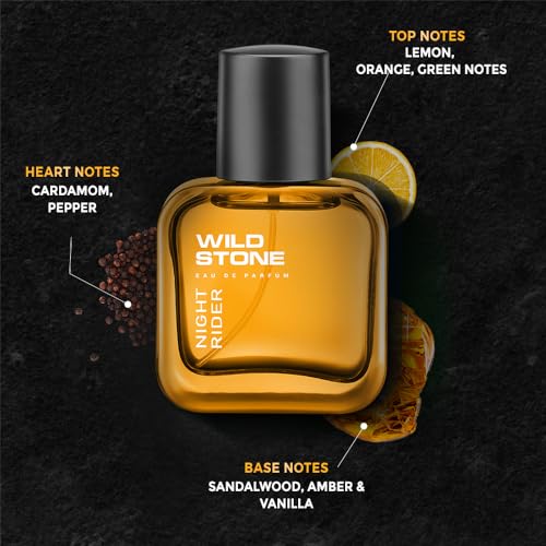 Wild Stone Night Rider Long Lasting Eau de Parfum for Men, 30ml - Image 2