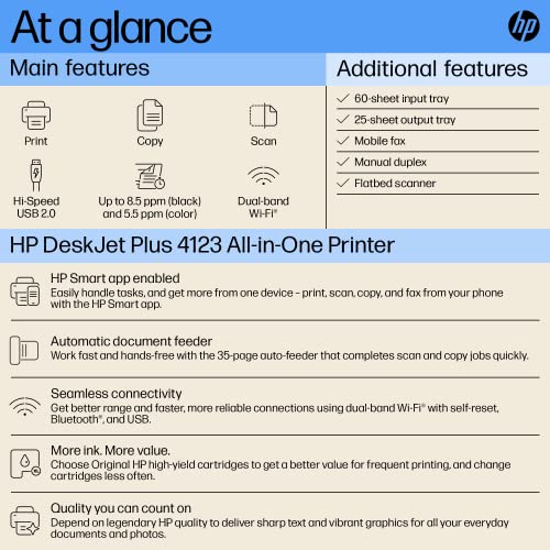 HP Deskjet 4123 Printer, Automatic