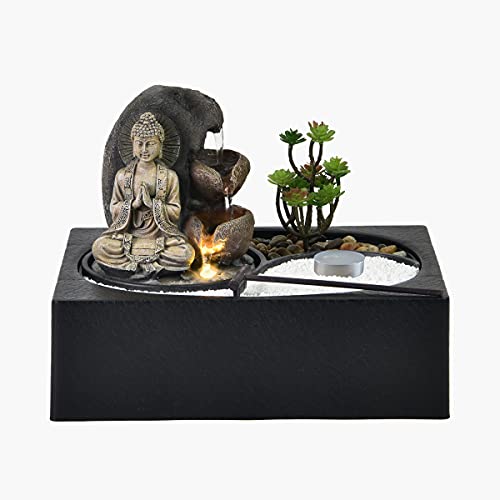 Home Centre Corsica Black Polyresin