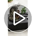 Home Centre Corsica Black Polyresin