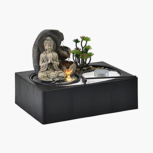 Home Centre Corsica Black Polyresin