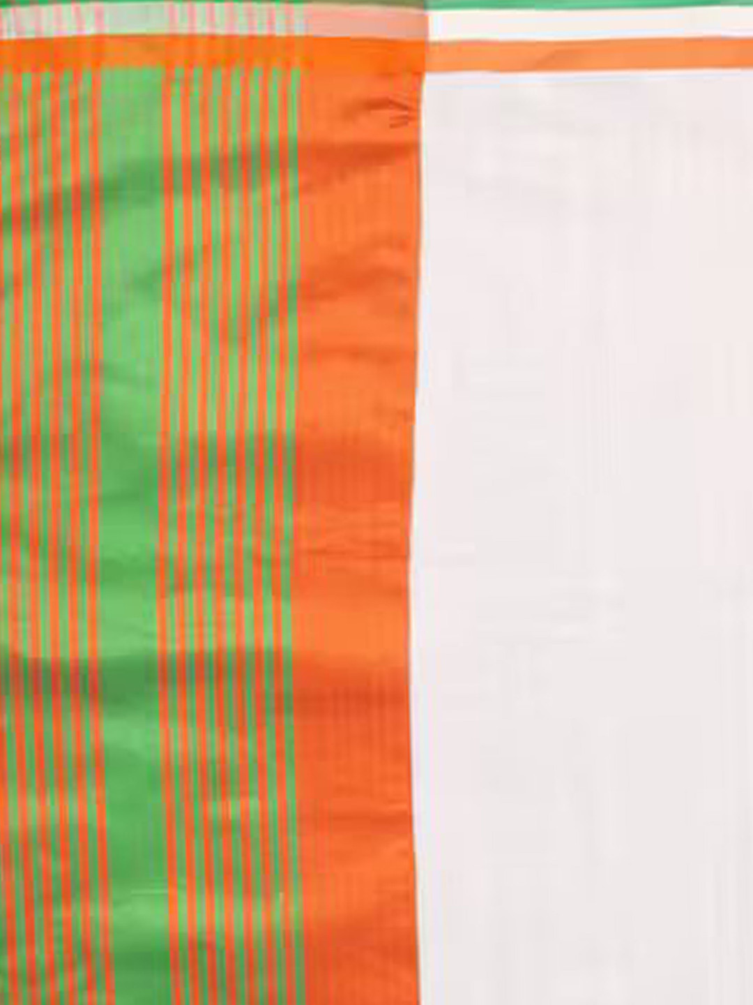 Moda Rapido Solid Cotton Saree with Printed Border - Image 4