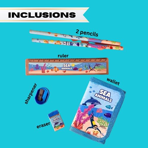 Fancy Stationary Set Sea Animals