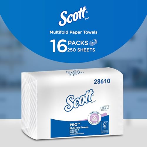 Scott Multifold Paper Towels, White