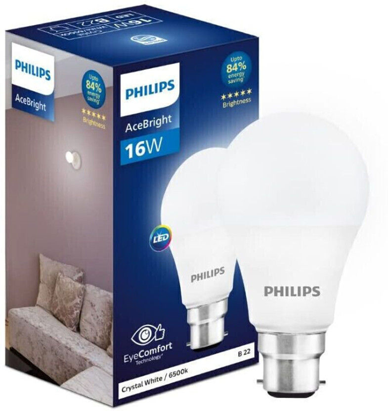 PHILIPS 16 W Eye Safety Compliance Round B22 LED Bulb (White, Pac - Image 2
