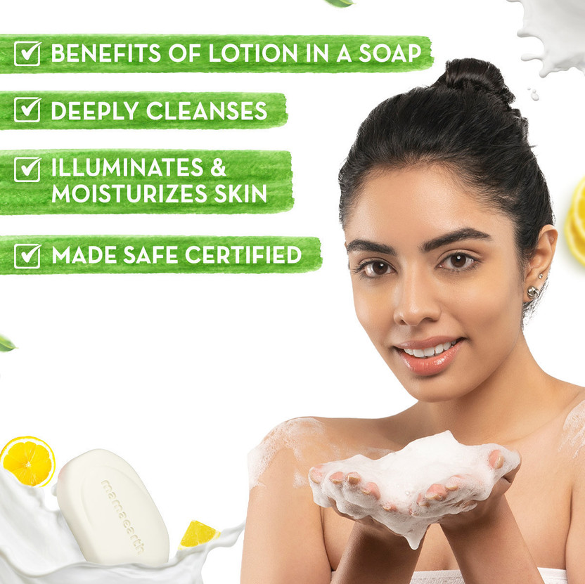 Mamaearth Vitamin C Moisturizing Lotion Soap with Vitamin C & Hon - Image 3